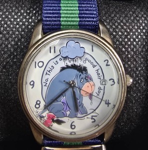 Vintage Timex Disney Eeyore Character Quartz Watch