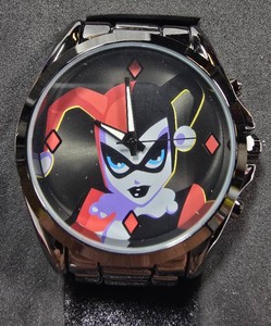 PUDDIN APPROVED DC COMICS HARLEY QUINN STATEMENT WATCH & COLLECTOR TIN