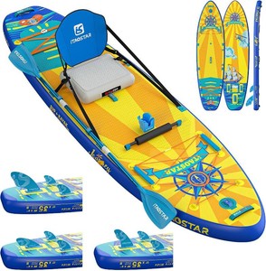 $280 iTAOSTAR Journey 11'6" / 11' 34" / 11' 35" Extra Wide Paddle Board, One-Stop Premium SUP Board Accessories, Tailored Fins, Stable Inflatable Stand Up Paddle Boards for Youth/Adults of All Skill Levels