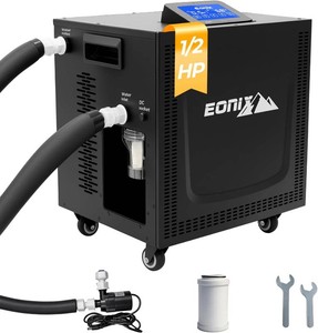 $370 Pro 12 HP Cold Plunge Ice Bath Chiller, Rapid Cooling for Athlete Recovery