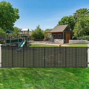 $190 275 Retractable Baby Gates Extra Wide Driveway Gate Garage Fence, Black