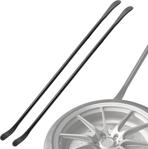 $50 Zihvfzu 2 PCS Tire Mount and Demount Iron, 38 Inch Semi Truck Tools, Black