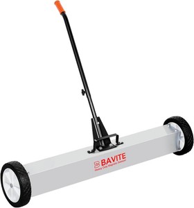 $64 E BAVITE 55lbs Rolling Magnetic Sweeper with Wheels, Magnet Pickup Sweeper