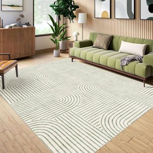 $146 LUXRUG Area Rugs 9x12 Living Room Washable Sage Green Boho Rugs for Bedroom