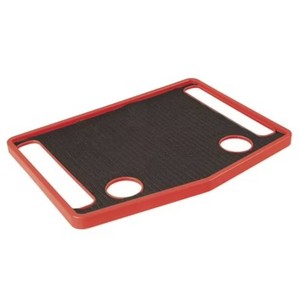$30 Walker Tray Table - Mobility Table Tray for Walker, Non Slip Walker Tray Mat, Cup Holder for Walker (21x16) - Gray