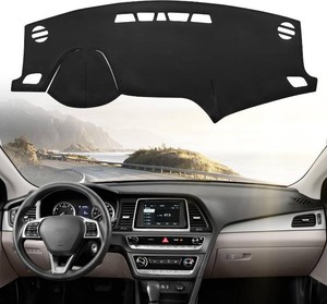 $40 Leather Dashboard Dash Cover Mat Carpet PU Compatible with 2015-2017 2018 2019 Hyundai Sonata