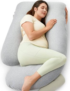 $60 Momcozy Pregnancy Pillow for Sleeping - U Shaped Full Body Maternity Pillow