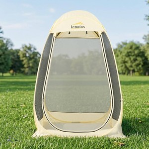 $100 Lenotos Pop Up Screen House, 6x6 Outdoor Screen Tent for Camping, Screened Gazebo with Mosquito Netting, Carry Bag