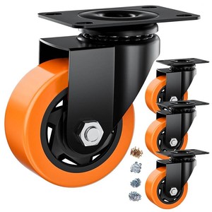 $18 3 Swivel Plate Casters Set of 4 Heavy Duty 1000 lbs