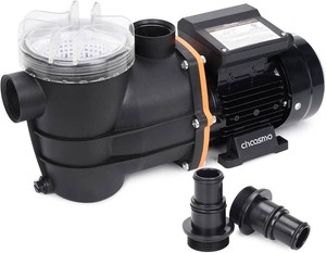 $130 12 HP Above Ground Pool Pump, 3120 GPH 115V Self-Priming Sand Filter Pump Replacement with Filter Basket, High-Flow Swimming Pool Circulation Pump with 1.251.5 in Hose Adapters