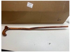 Wooden walking cane