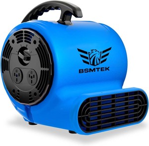$130 Air Mover Blower Fan, Industrial 13HP 1200CFM Monster Floor Blower Carpet Dryers - 3 Speeds Switch, 4 Adjustable Angles, 15FT Long Cord, Stackable - 2026 Upgraded