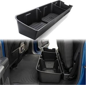 $70 MAXDOM Under Seat Storage Fit for (2015-2026) F150 SuperCrewCrew Cab (2017-2026) F250 F350 F450 F550 Super Duty Rear Underseat Organizer Box