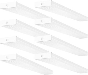 $190 hykolity 4FT 5.7 W LED Wraparound Light, 40W, 4400lm, 4000K, 110LMW