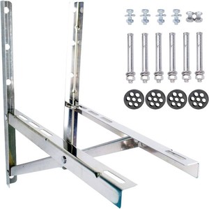 $24 Wall Mounting Bracket for 9000-24000 BTU Condenser Ac Support Brackets Rust Free Stainless Steel for Mini Split Air Conditioner Heat Pump Systems. (Small 9000-24000BTU )