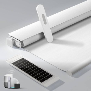 $80 No Drill Motorized Blinds with Remote, Automatic Roller Shades