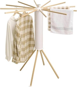 $70 JOOM Four Legs Clothes Drying Rack, Garment Rack Portable and Foldable Space Saving Laundry Drying Rack - Drying Rack Floor Folding Balcony Bedroom Solid Invisible Household