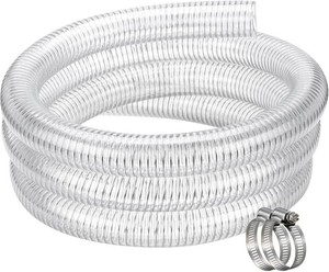 $27 Flexible PVC Hose 1 12id 5ft Clear Reinforced Vacuum Pipe