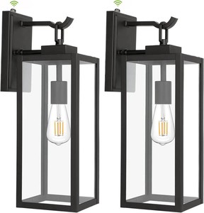 $94 hykolity Large Dusk to Dawn Outdoor Lighting, 18 Inch Outdoor Wall Lights
