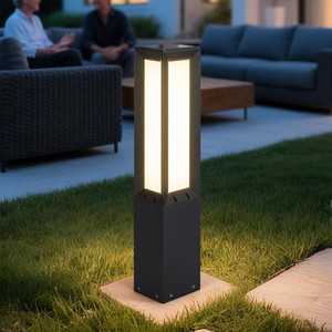 $140 32 Solar Pathway Light, 3000K Bollard Lights Outdoor, IP65 Waterproof