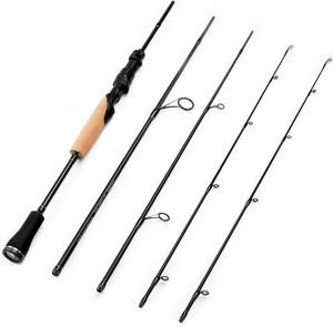 $72 KastKing Spartacus Passage Travel Fishing Rods with Extra Twin-Tip