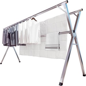 $53 JAUREE 79 Clothes Drying Rack, Drying Rack Clothing Folding Indoor Outdoor