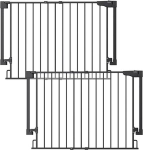$146 Cumbor 2 Pack 29.2-43 No Bottom Bar Baby & Dog Gate for Stairs & Doorways