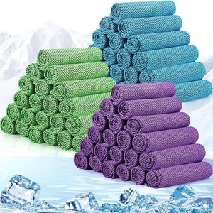 $51 Redbaker 90 Pcs Cooling Towels Bulk for Neck Face 40x12,Bright Color