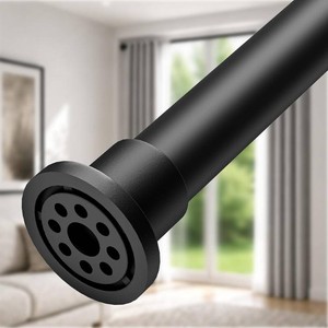 $43 ALLZONE Heavy Duty Tension Curtain Rod for Window, 83-123 In., Secure Lock