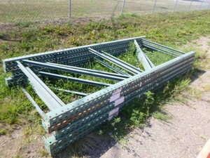 5 Pallet Racking 10' Uprights (U-Shaped)