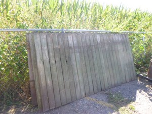 6 Panels of Wooden Fencing