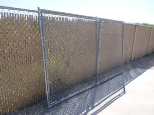 2 Chain Link Fence Panels