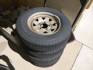 4 Load Star K550 Tires on Rims