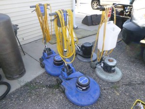 4 Commercial Floor Scrubbers FOR PARTS