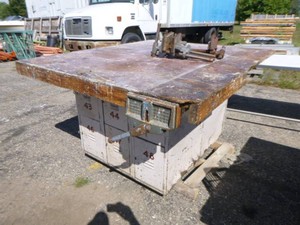 Workshop Table with Storage Lockers
