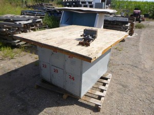 Workshop Table with Storage Lockers