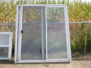 2 Vinyl Sliding Glass Doors