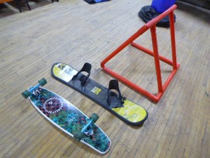 Skateboard and Snowboard