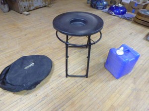 Water Jug and Frying Saucer