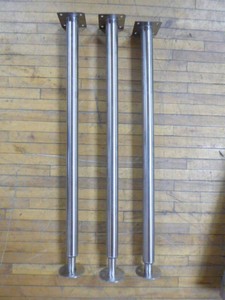 3 Stainless Steel Adjustable Table Legs