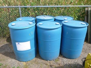55 Gallon Plastic Barrels