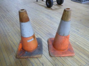 2 Safety Cones