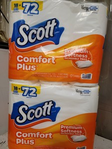 Case of Scotts Comfort Plus 36ct mega rolls