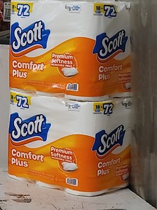 Case of Scotts Comfort Plus 36ct mega rolls