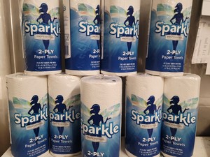 Sparkle Professional Series 2-ply paper towels 10-rolls Individually Wrapped