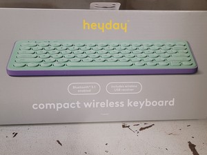 Heyday compact wireless keyboard Bluetooth 5.1 enabled