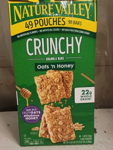 Natures Valley Crunchy Oats n Honey Granola Bars 49ct 1.49oz bars