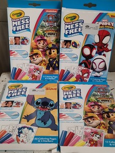 Paw Patrol, Stitch & Spidey Crayola Color Wonder Mesa free activity sets