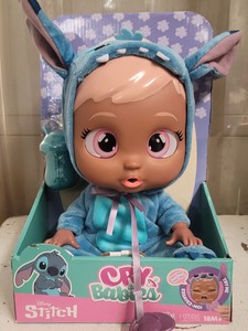 Disneys Stitch Cry Babies Doll (makes 10 sounds)
