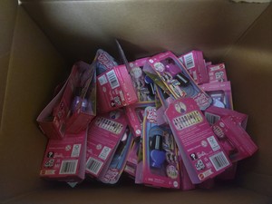 Box of Barbie Land toys